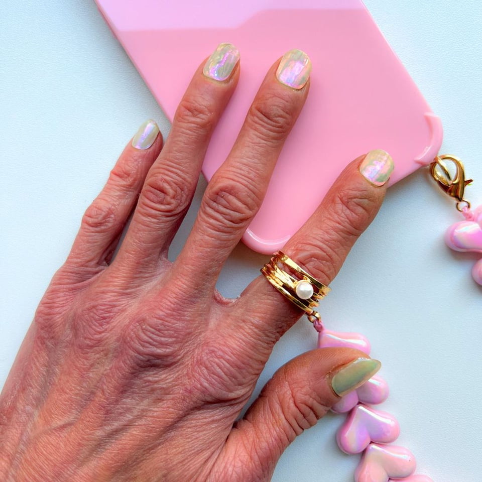 Pearl Glow Nail Wraps  Classy Shine