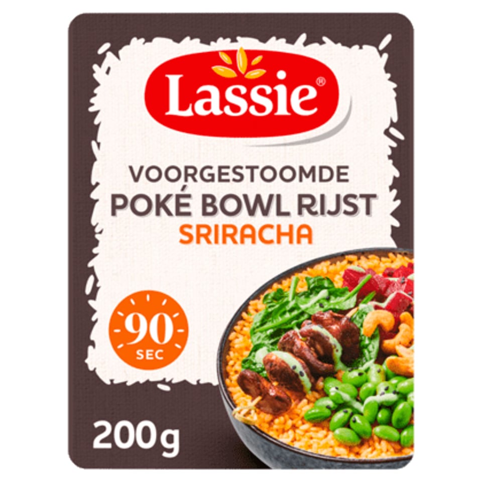 Lassie Pokébowl Rijst Sriracha Kant-en-Klaar