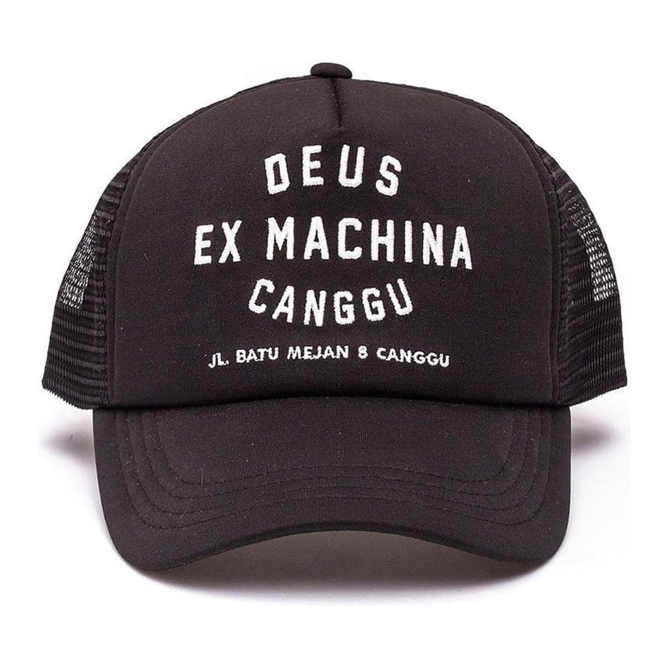 Deus Canggu Address Trucker Black Cap