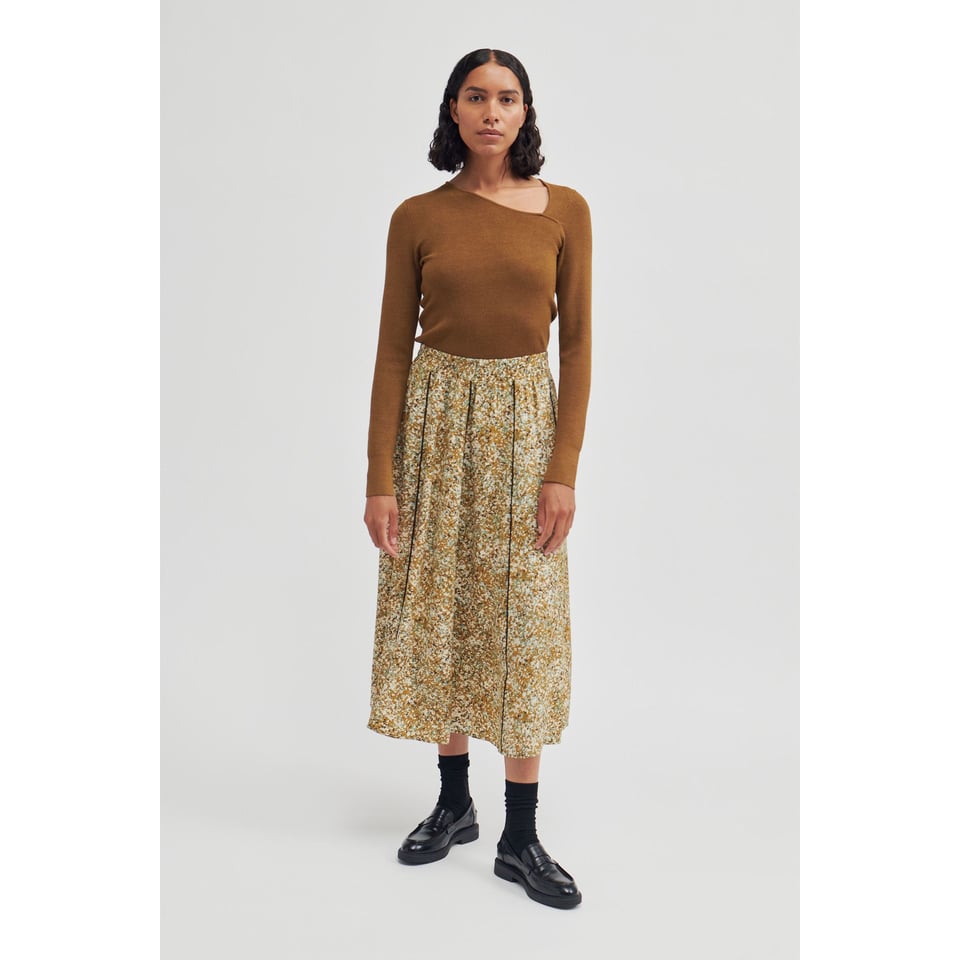 Second Female Menthina Knit V-Neck - Breen