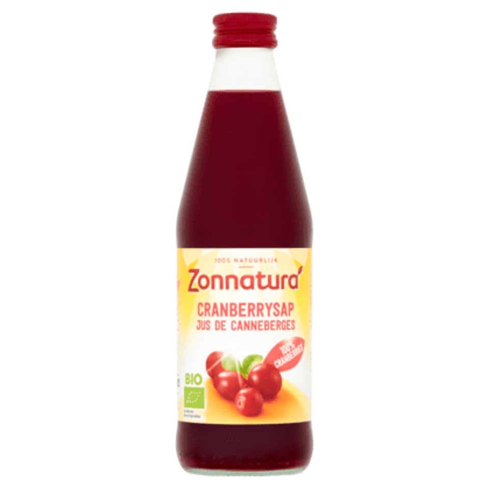 Zonnatura Sap Cranberry Puur Bio