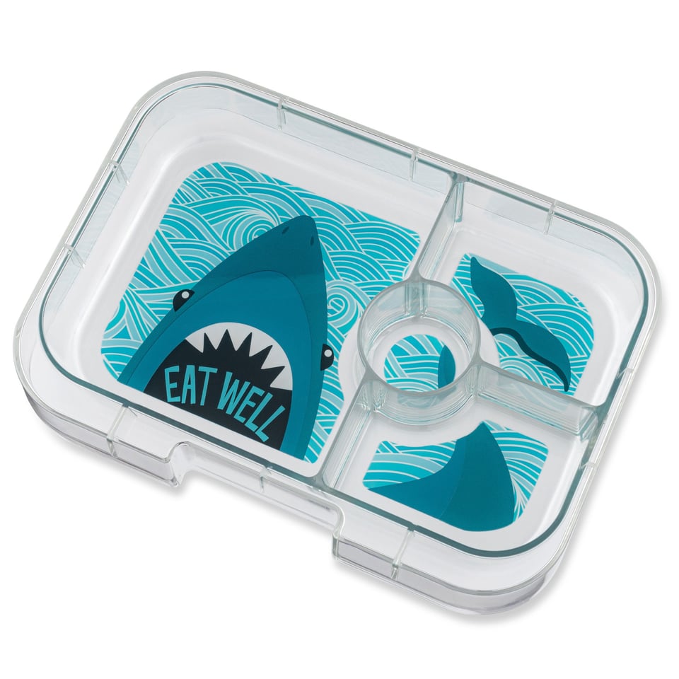 Yumbox Panino Tray 4 Vakken Shark - Blauw