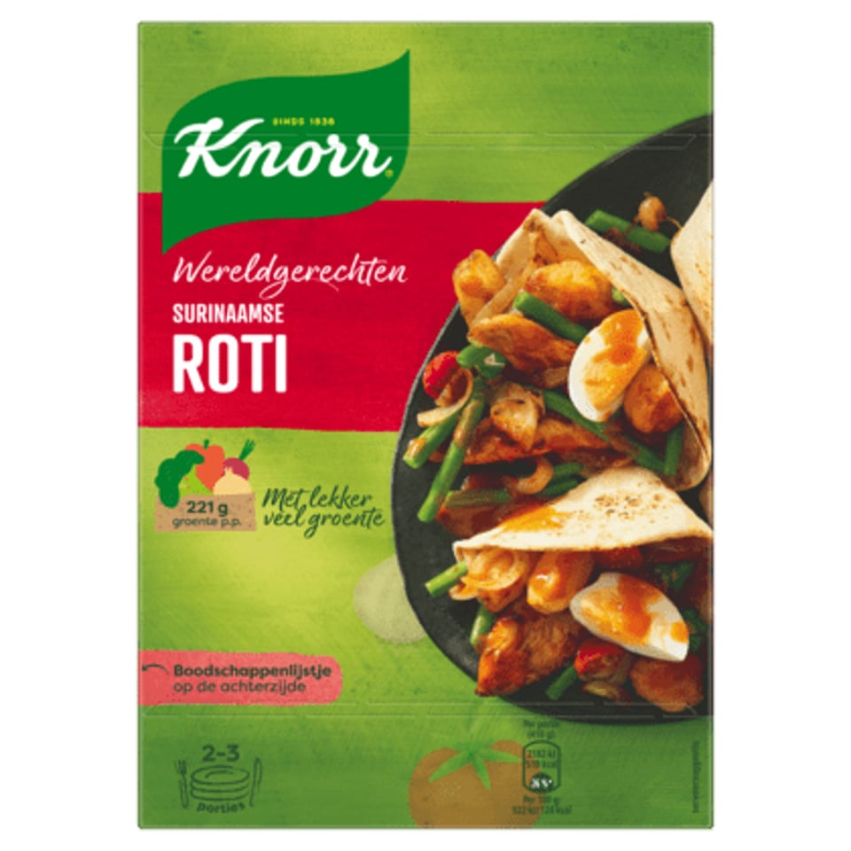 Knorr Wereldgerecht Surinaamse Roti