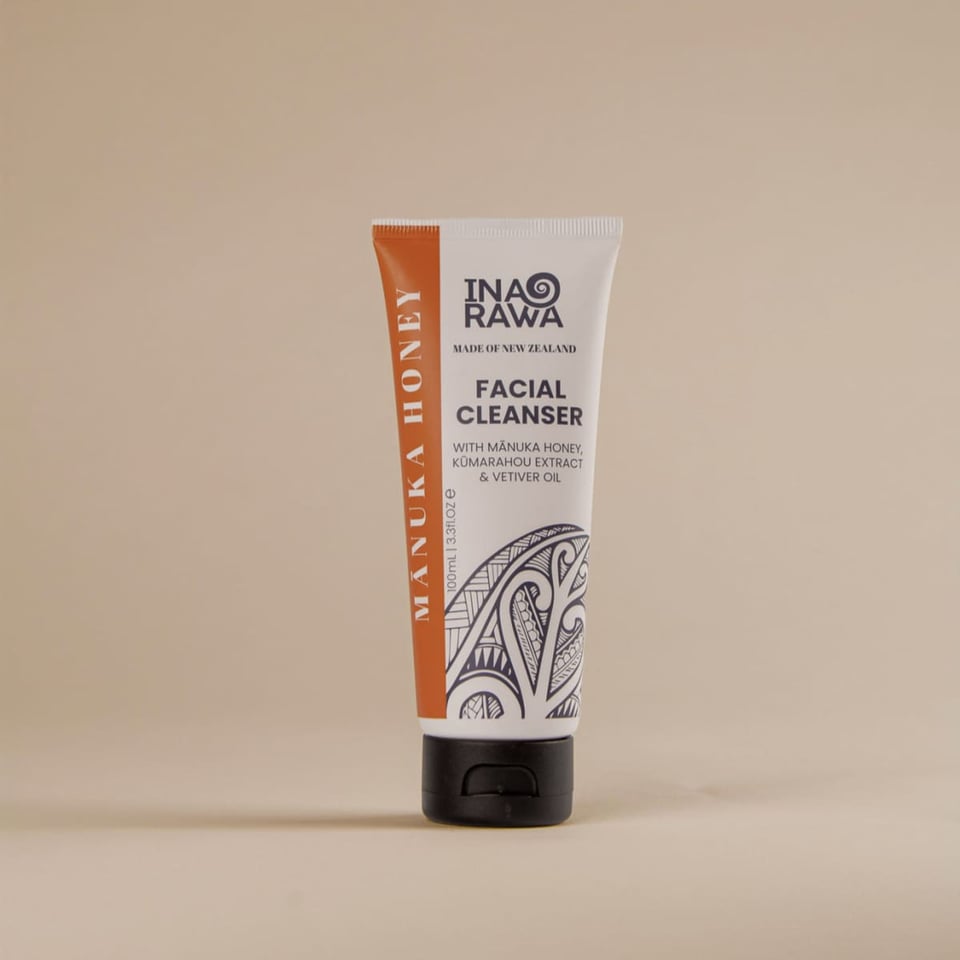 Ina Rawa Facial Cleanser with Manuka Honey, Kumarahou Extract & Vetiver Oil