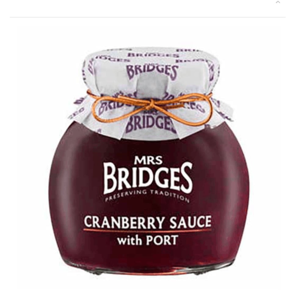 Mrs Bridges, Cranberry Saus with Port