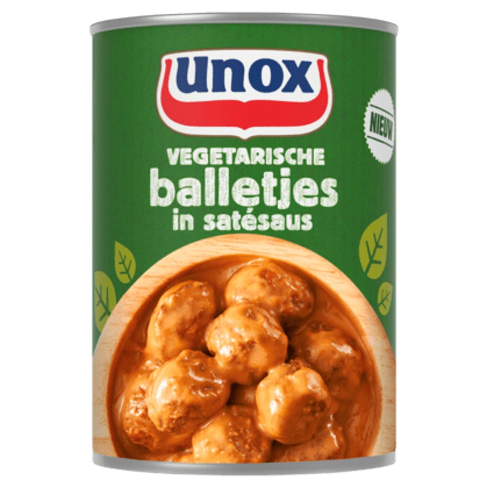 Unox Vega Ballen in Satésaus