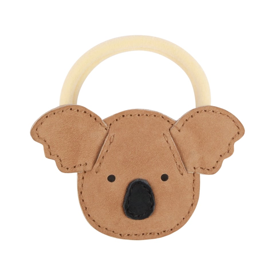 Donsje Josy Classic Hair Tie Koala Truffle Nubuck