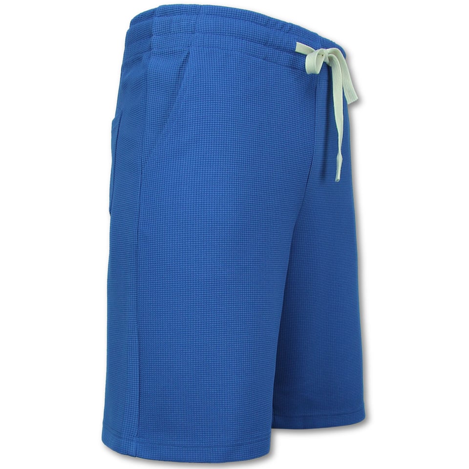 Zomerset Heren - Ribbed Oversized - Two Piece Setje - Twinset - Co Ord Set - 918 - Blauw