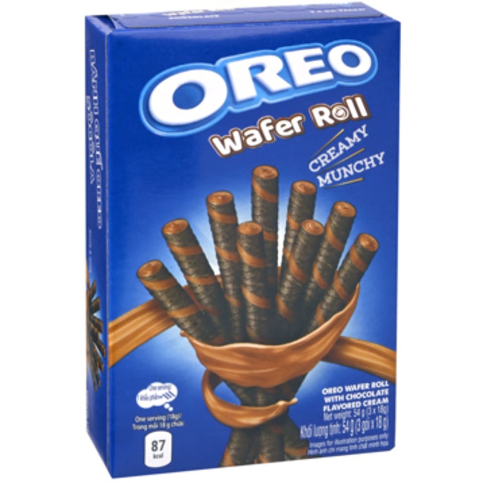 Oreo Wafer Roll Chocolate 54g THT 23.10.2024*