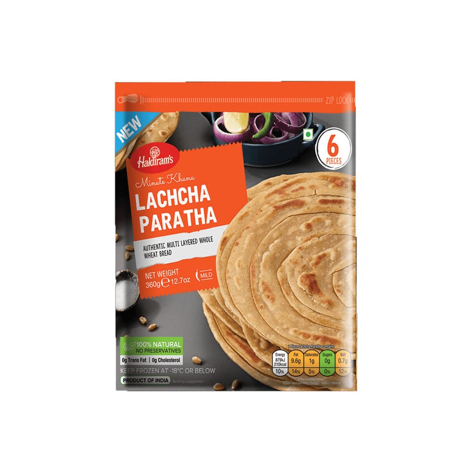 Haldiram's Frozen Lachcha Paratha 360 Grams