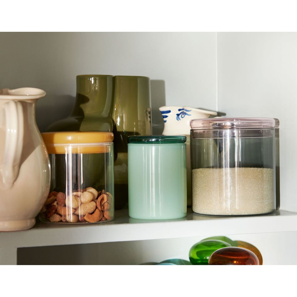 HAY Borosilicate Pot Large 1L Grijs
