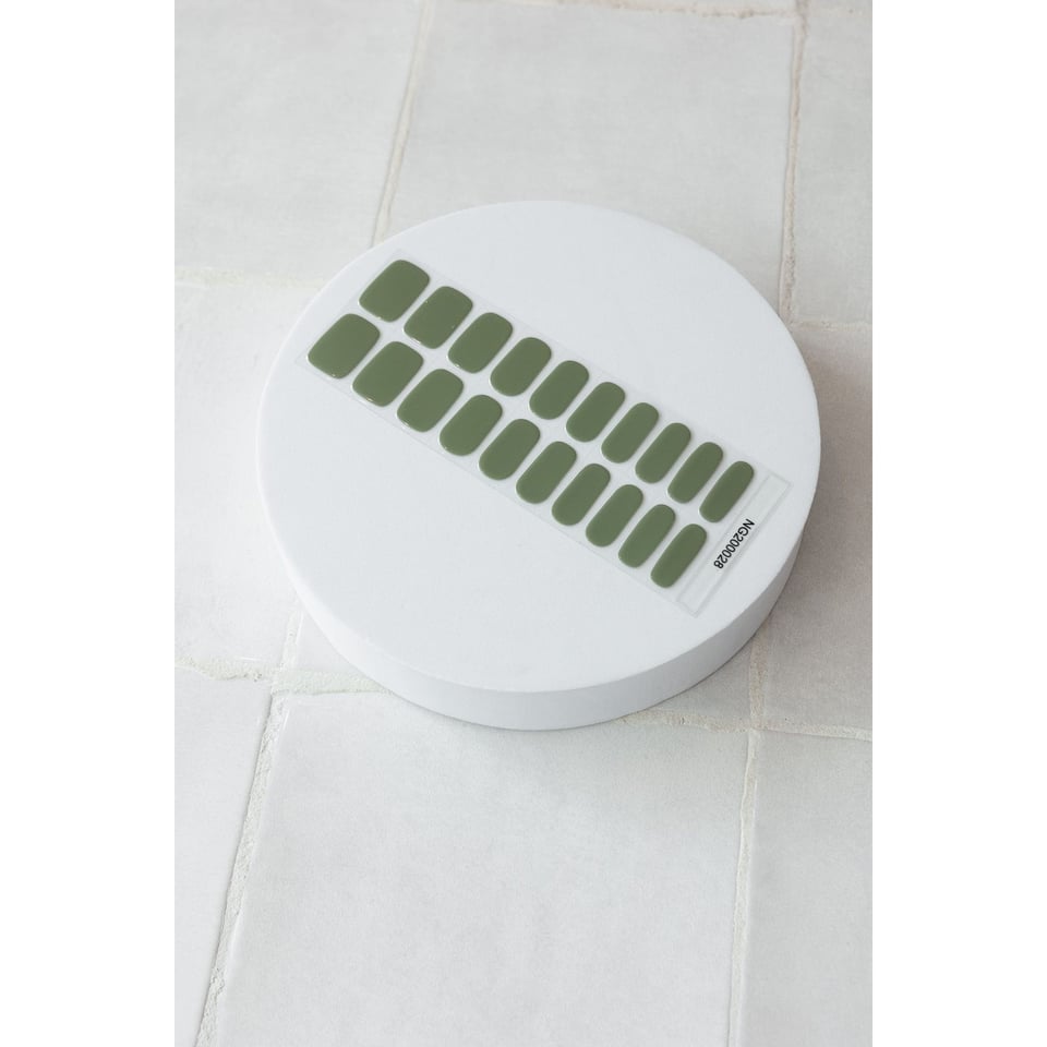 Green Dream Nail Wraps (Gel Nagelstickers)  Frisse Look met UV-lamp