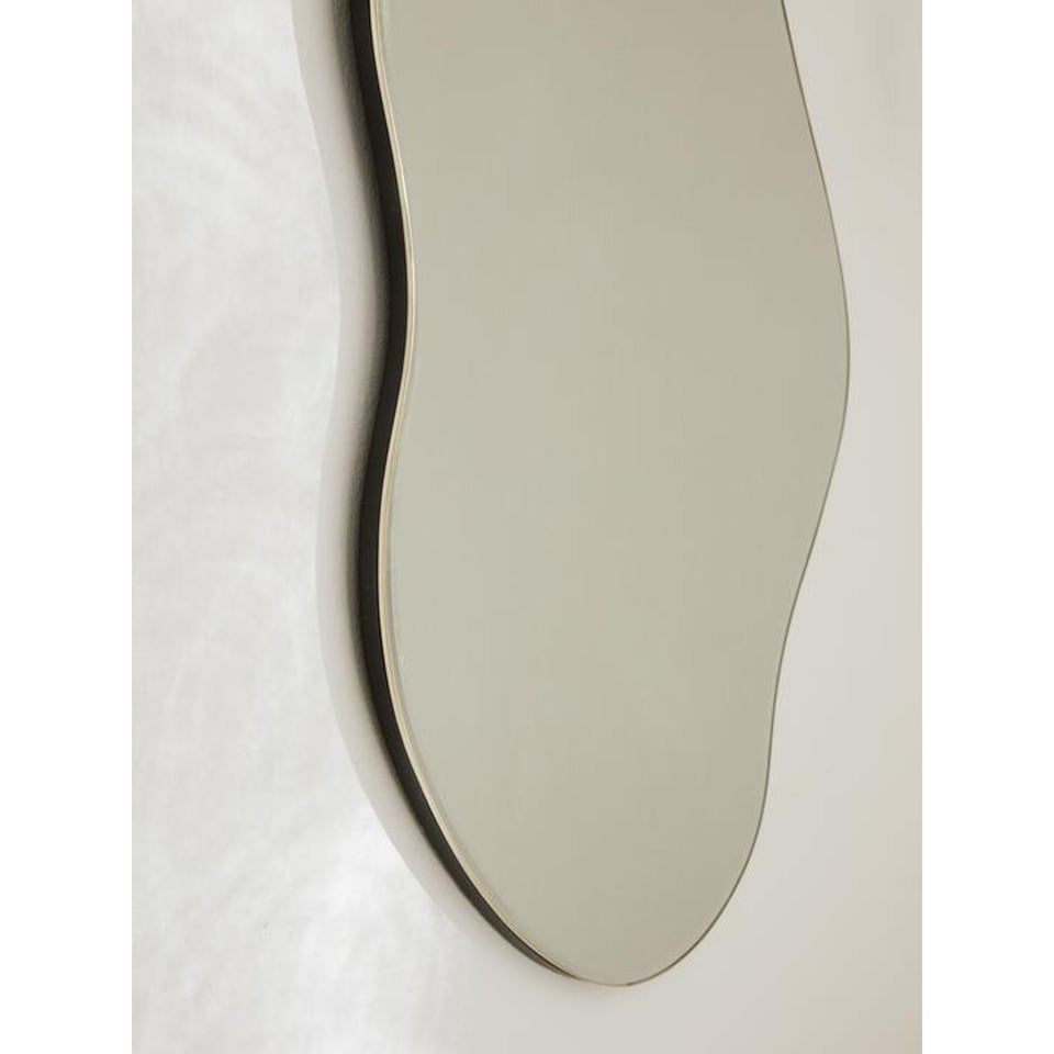 Ferm LIVING Pond Spiegel L Messing