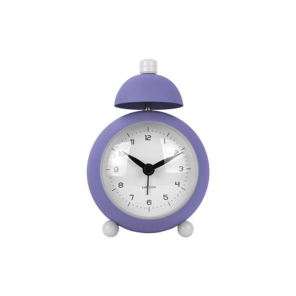 Present Time Alarm Klok Chaplin Helder Paars