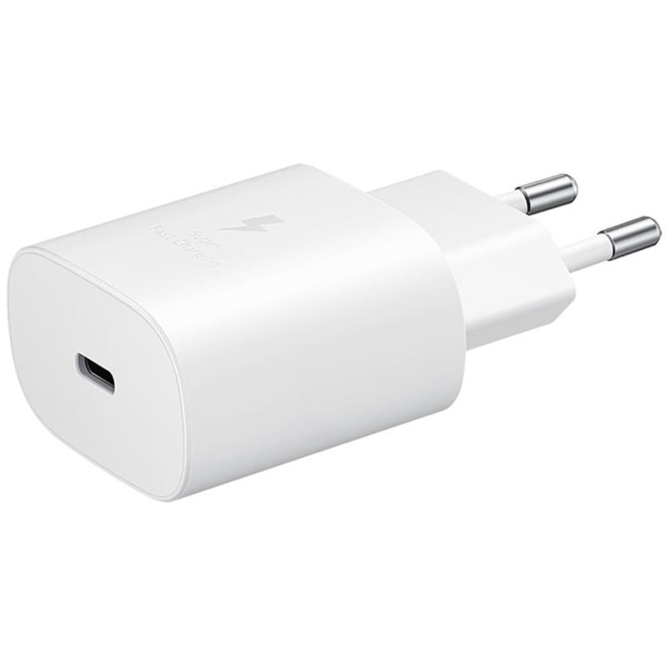 Samsung 25W Fast Charger USB-C (Zonder Kabel) Wit