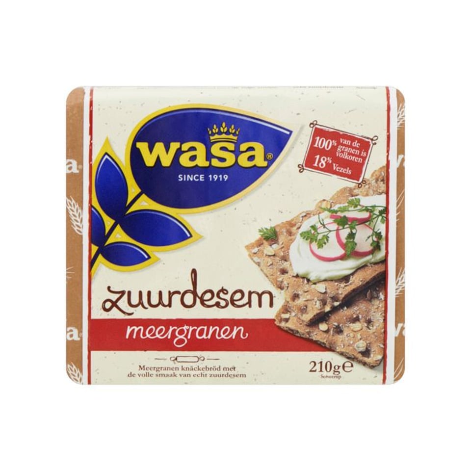 Wasa crackers lichtgewicht volkoren Peddler