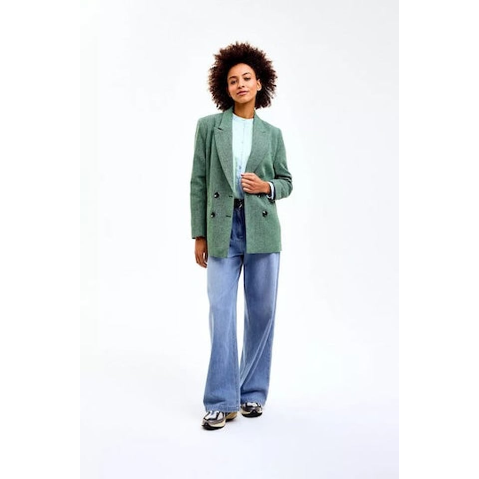 CKS Blazer Selvi Tweed Groen