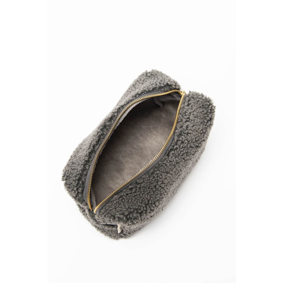 Teddy Pouch  Dark Grey - Dark Grey / OS