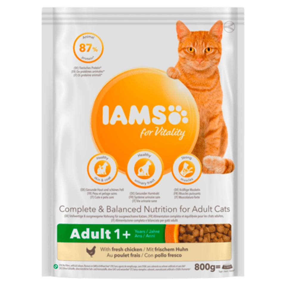 IAMS For Vitality Kat Adult Kip 1-7 Jaar