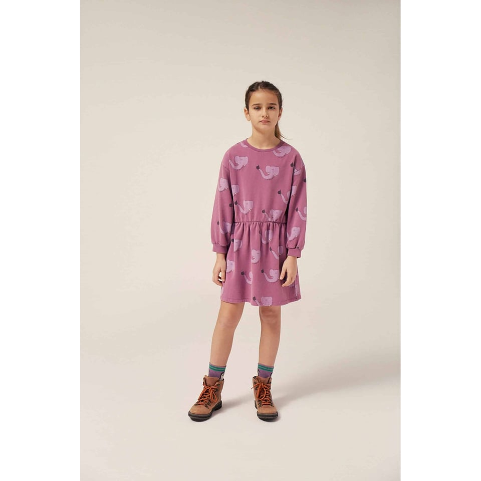 The Campamento Elephants Allover Kids Dress