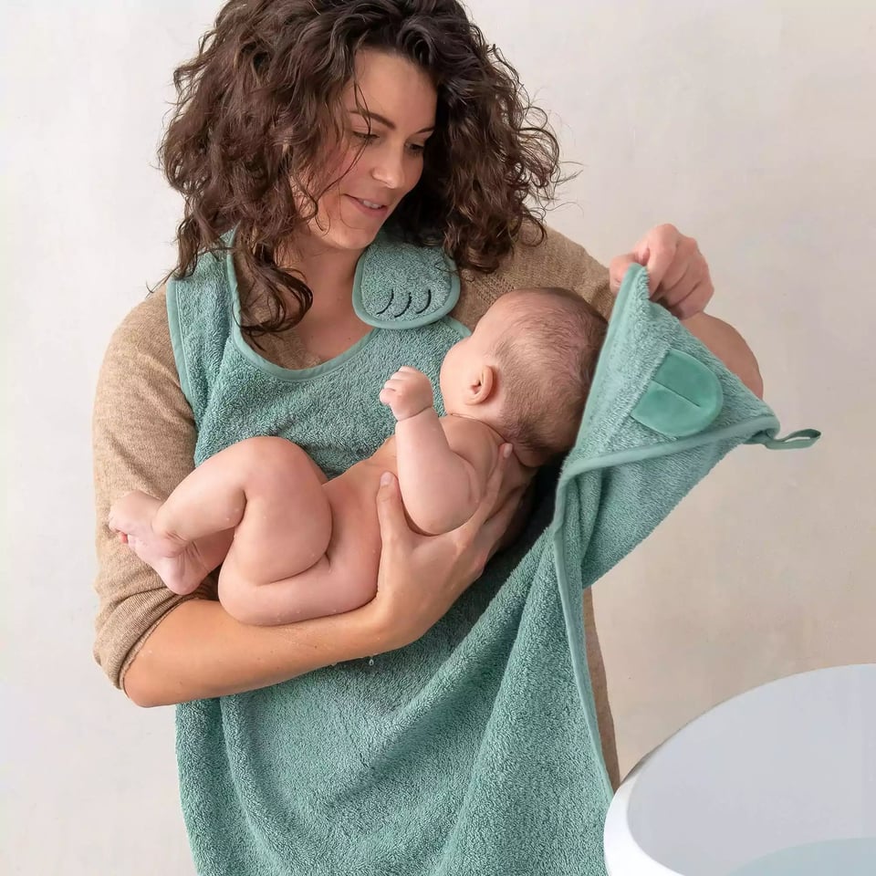 Nifty handsfree badcape - groen