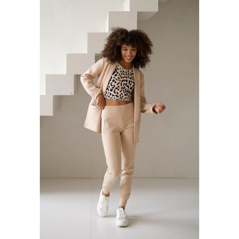 House of Gravity Track Pants - Feather Beige