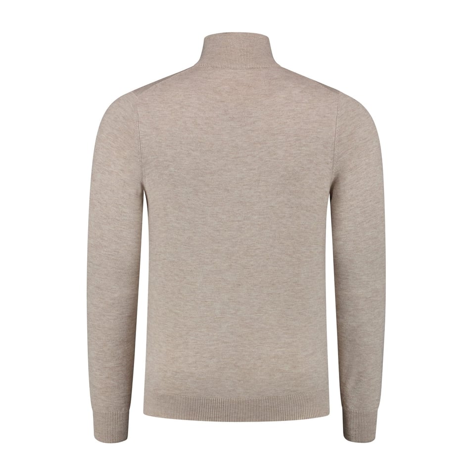 The Quarter-Zip Beige