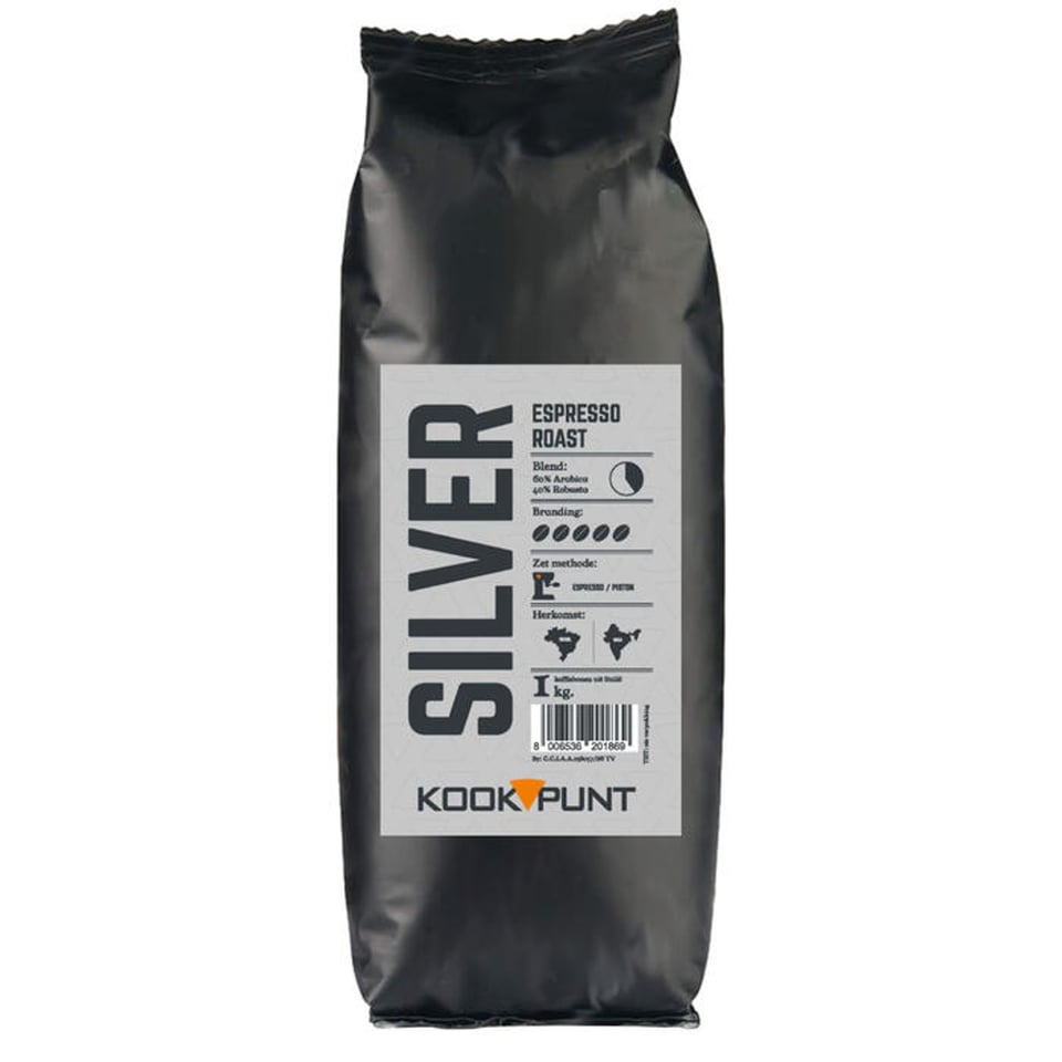 Kookpunt Silver Label Koffiebonen, 1kg