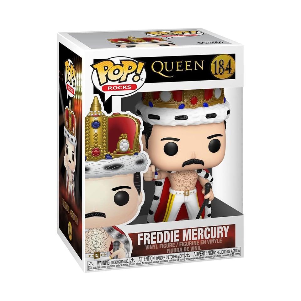 Pop! Rocks 184 Queen - Freddie Mercury King