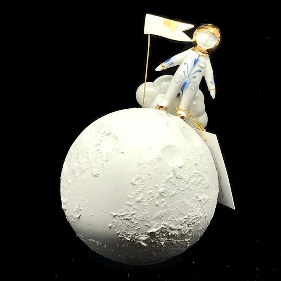 Walking on the Moon Jongetje 23cm - Gewicht : 20cm