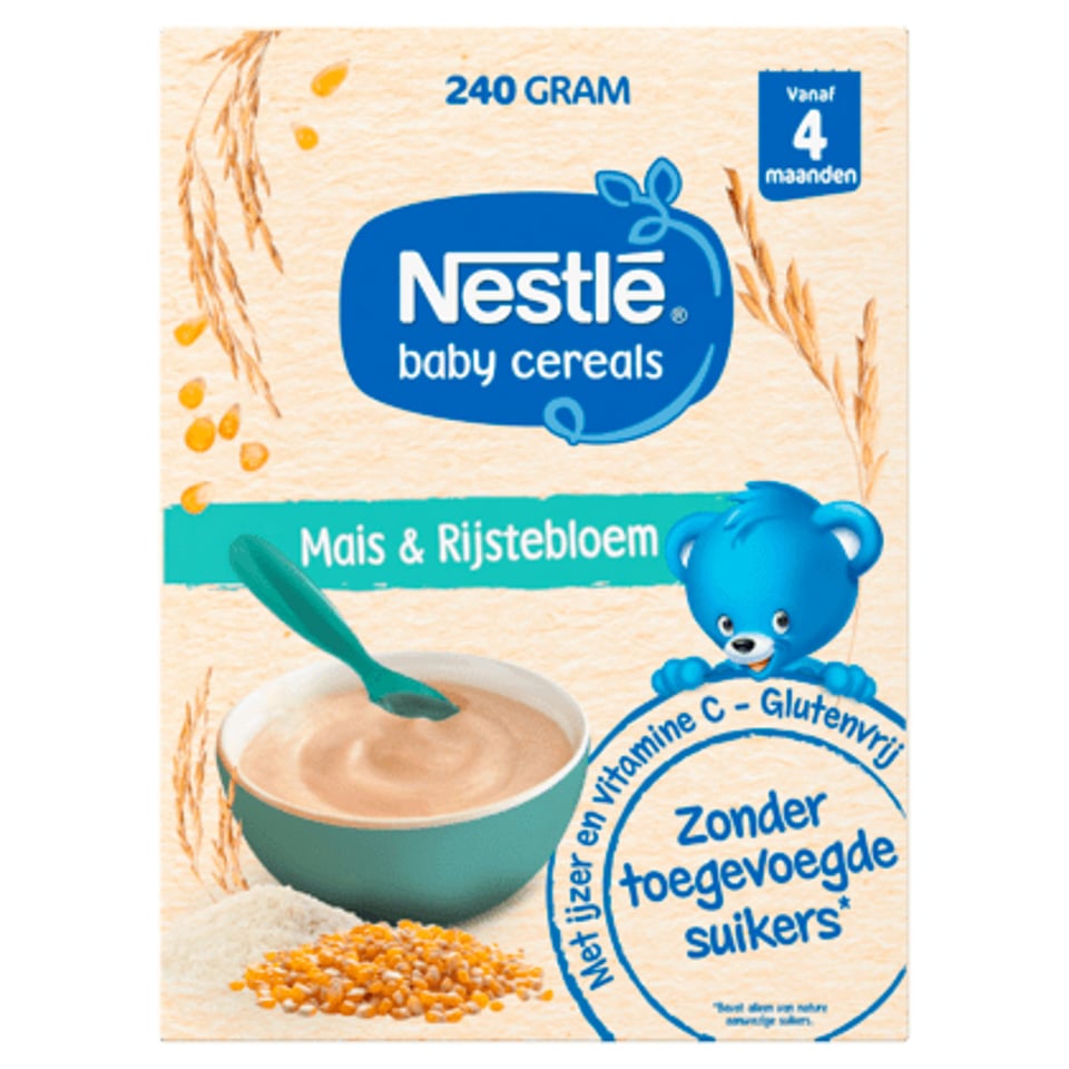 Nestlé Ontbijtpapje Mais & Rijstebloem 4 Mnd