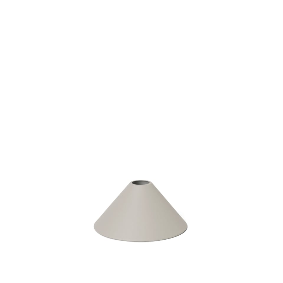 Ferm LIVING Collect Cone Lampenkap Licht Grijs