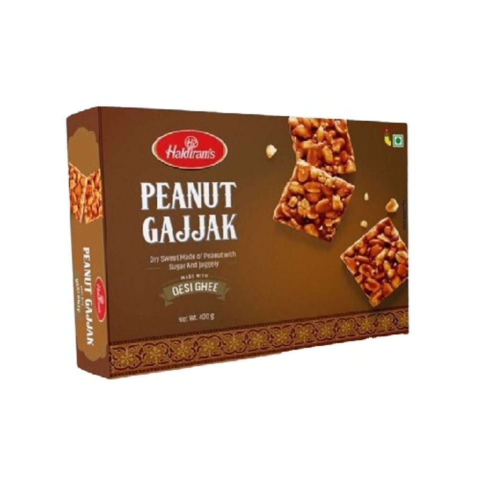 Haldiram's PEANUT GAJJAK SWEETS 400 Grams