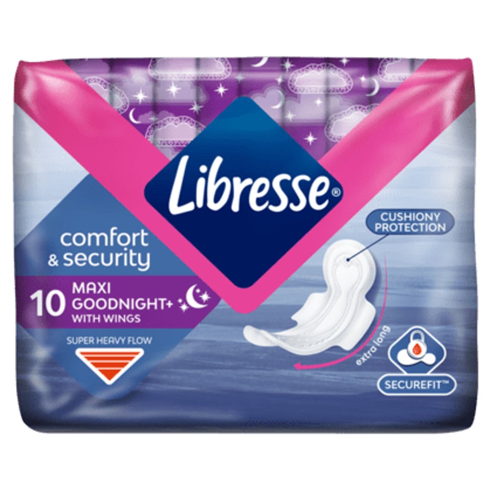 Libresse Maandverband Maxi Goodnight Wing