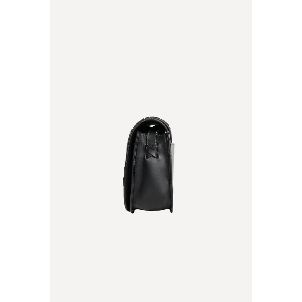 Ba&sh Teddy M Leather Bag - Black