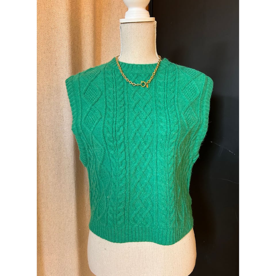 Spencer Green Cable knit