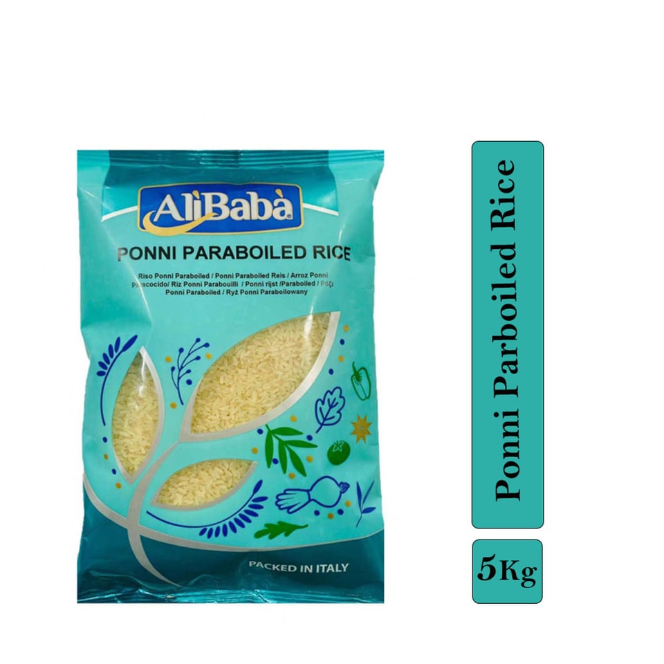 Ali Baba Ponni Parboiled Rice 5 Kg