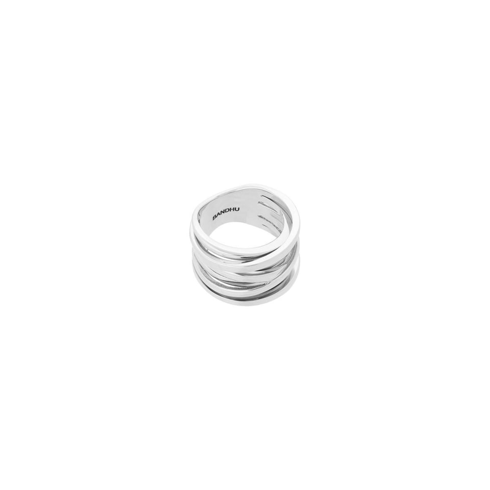 Bandhu Coil Ring - Silver