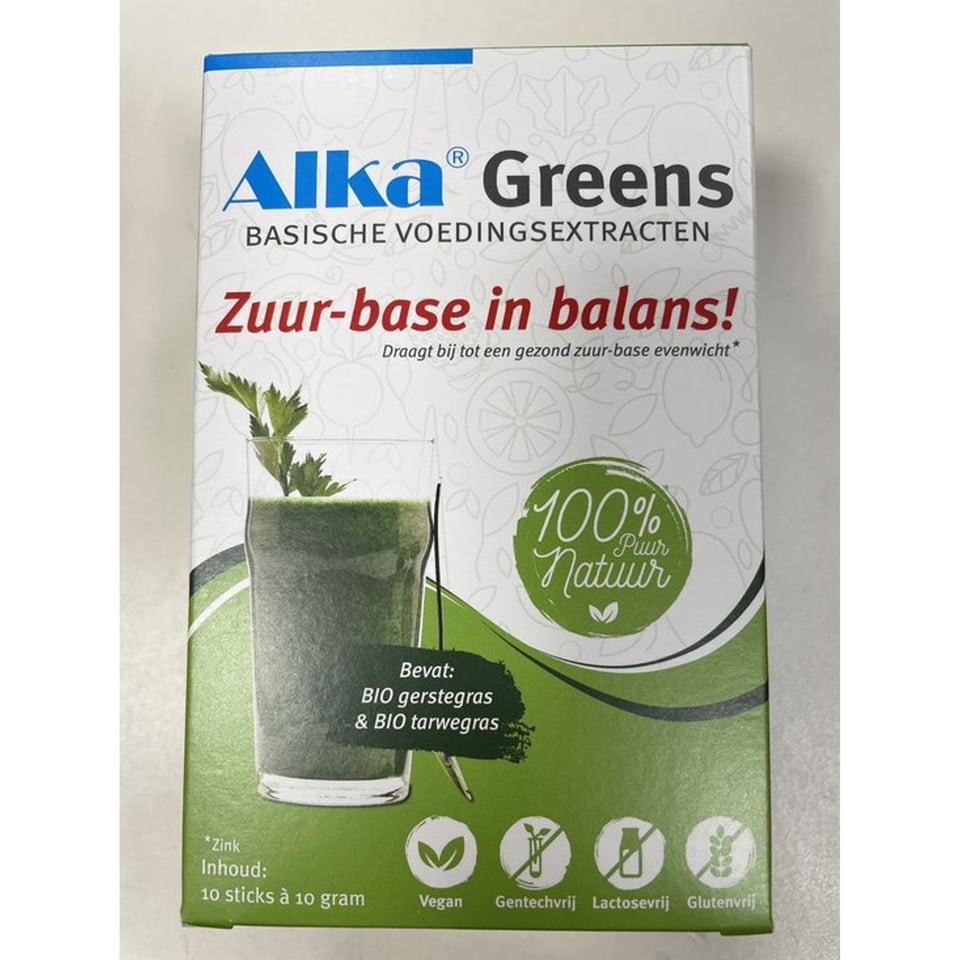 Alka Alka Greens 10 Sticks 100 Gram