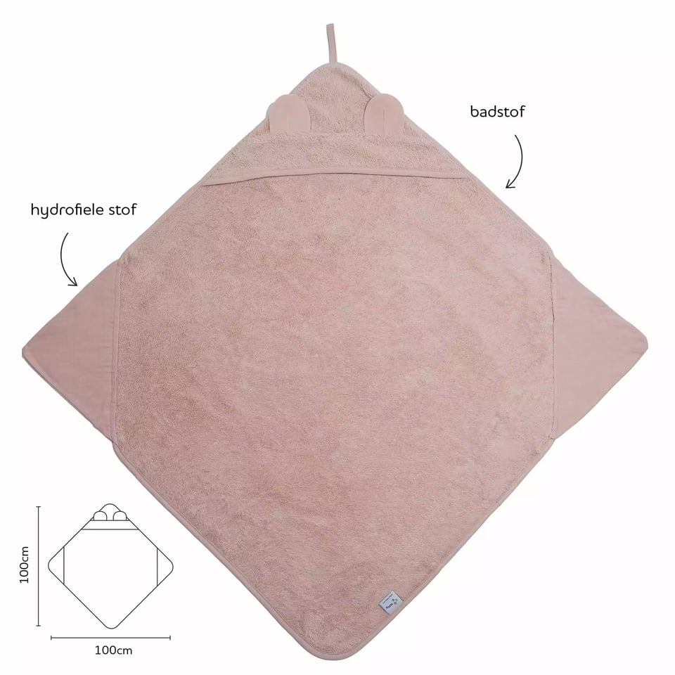 Nifty 2 in 1 Badcapes Blush