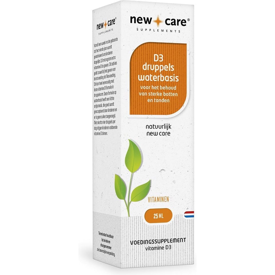 New Care Vitamine D3 Druppels Kind Waterbasis - 25ml