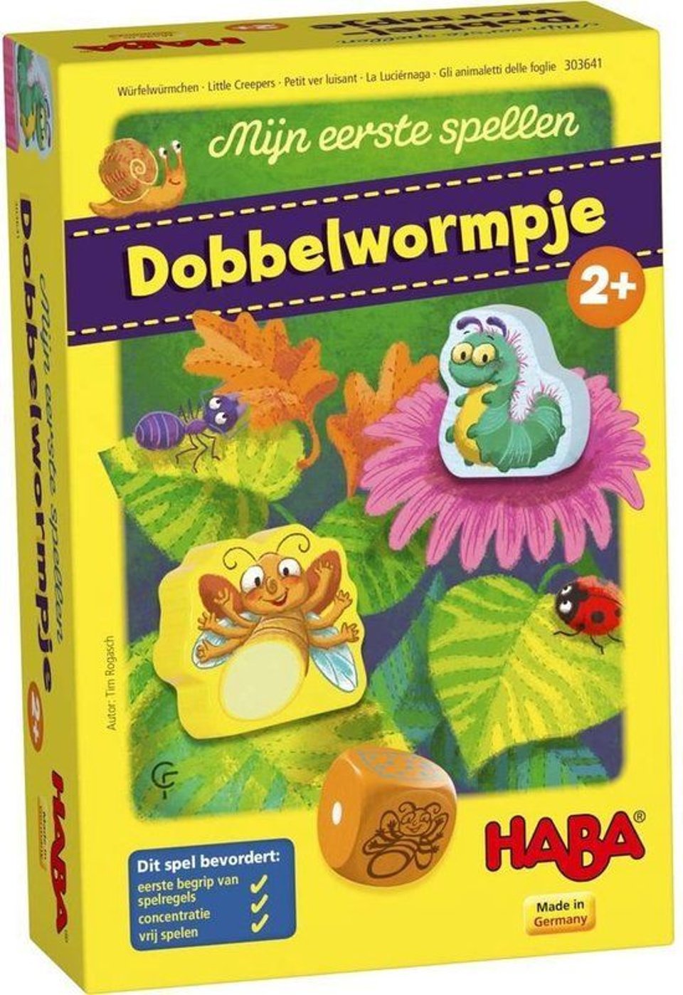 Haba - Mijn Eerste Spellen - Dobbelwormpje
