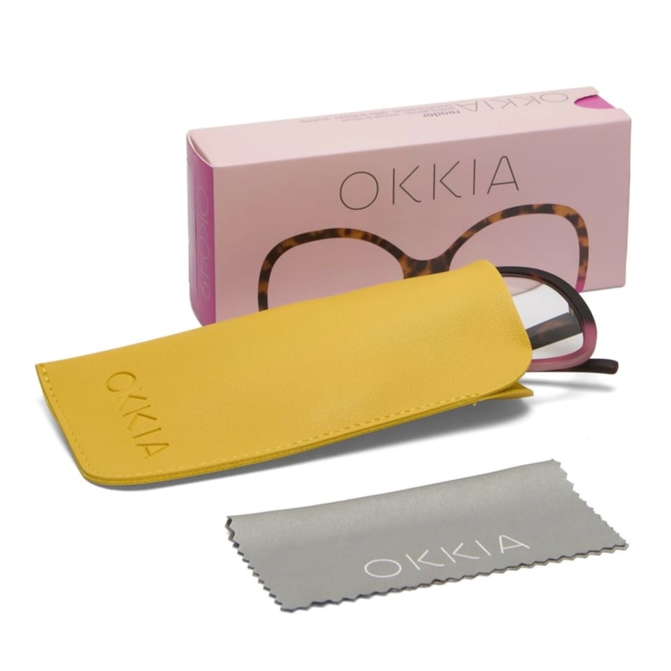 Leesbril VERONA Butterfly Havana Pink OK049HP