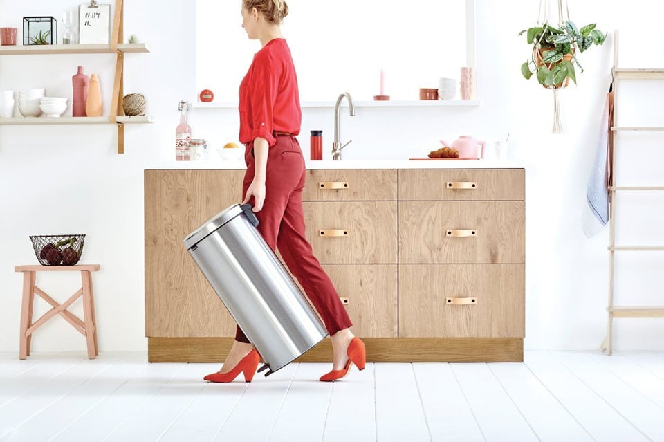 Brabantia Newicon Pedaalemmer 30 Liter Matt Steel Fingerprint Proof