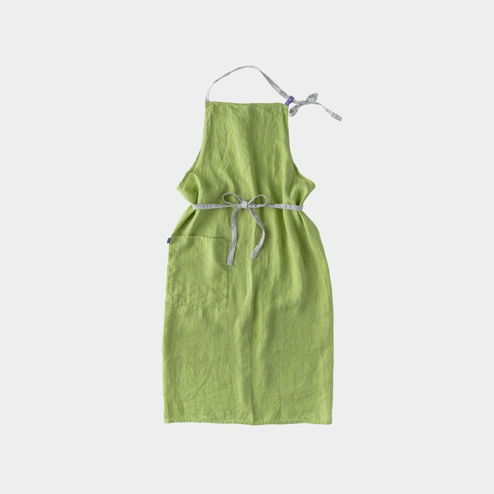 Manon Lettuce Green, Linnen Schort