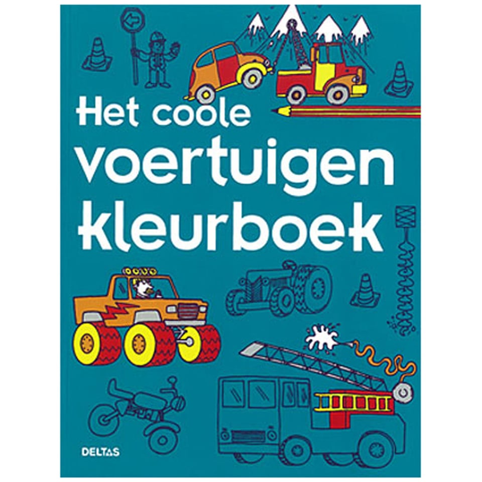 Kleurboek Coole Voertuigen