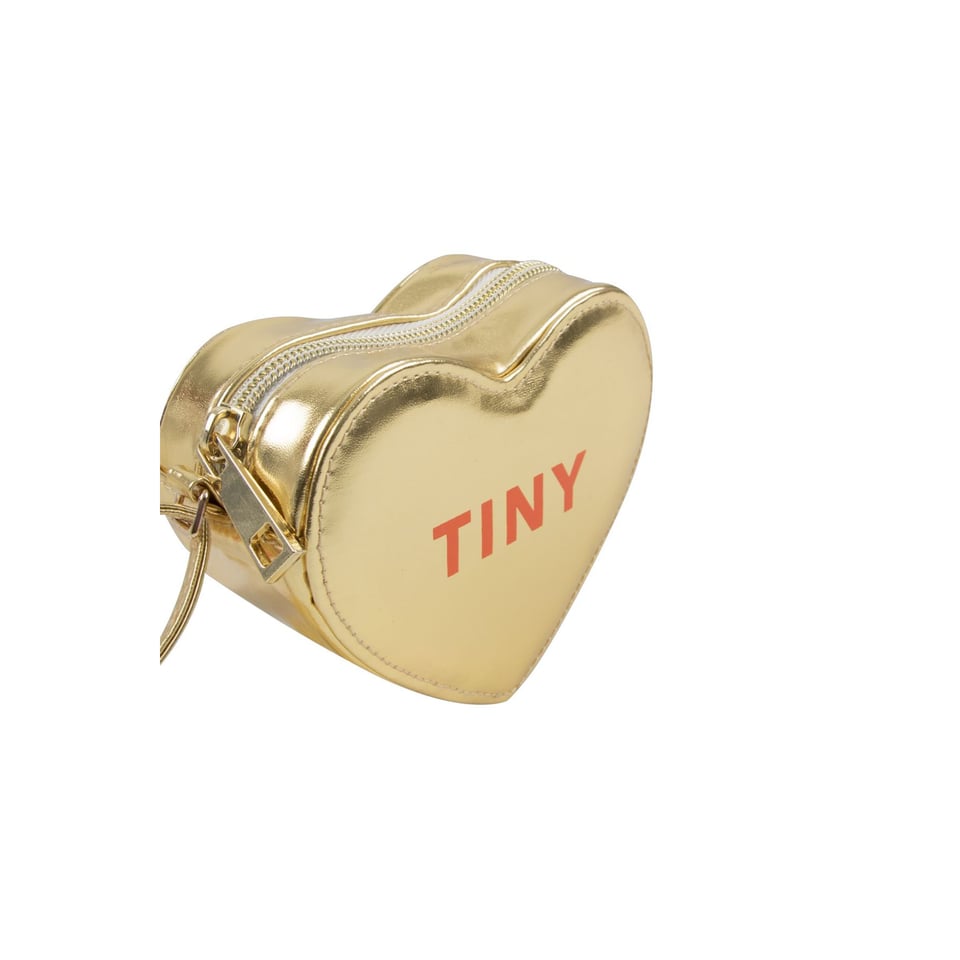 Tiny Cottons Heart Mini Crossbody Bag Gold