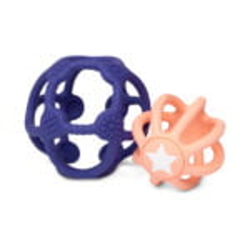 Little L Soft Toys Teether Roze Blauw