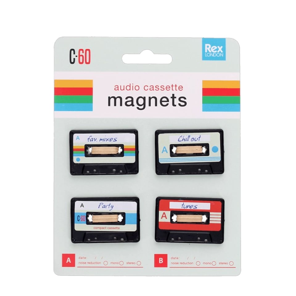 Rex London Mini Music Magneten Cassette