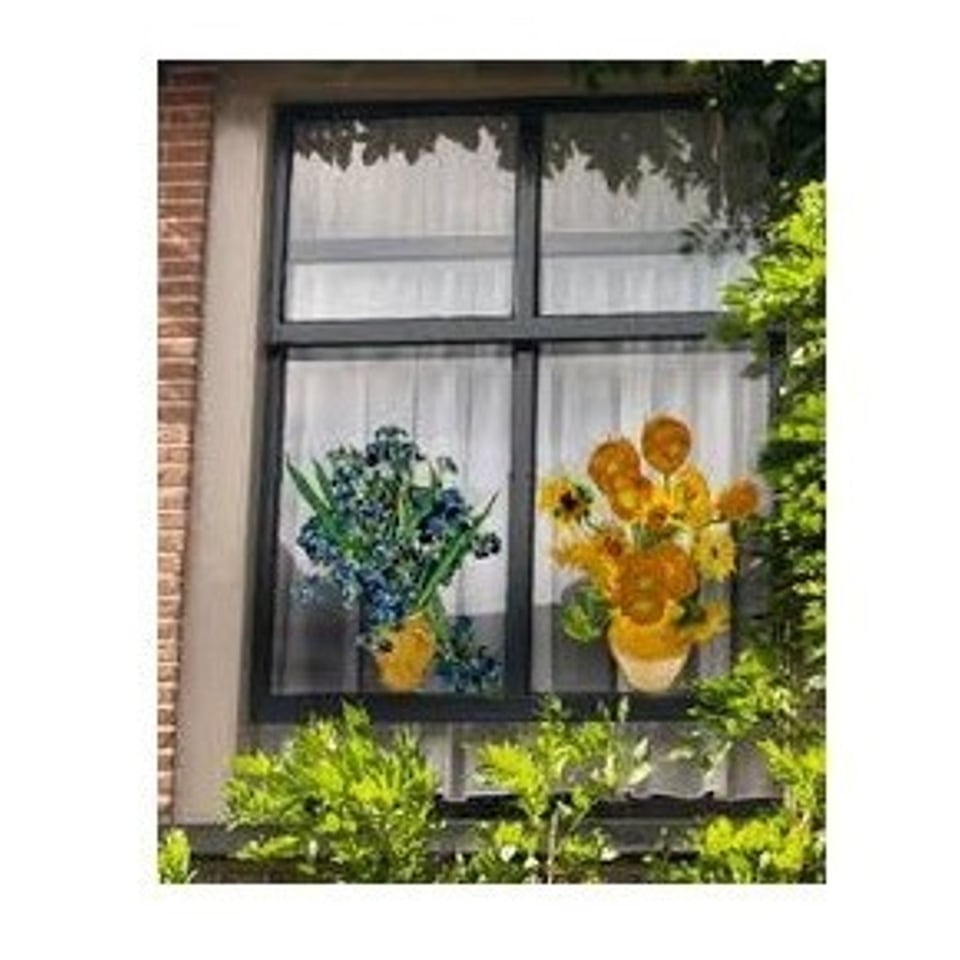 Flat Flowers Greetings Van Gogh Irissen